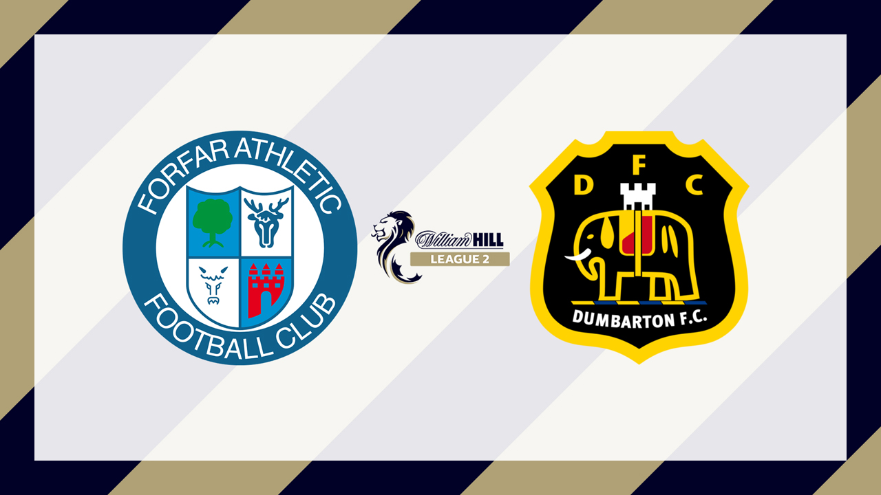 Forfar Athletic vs Dumbarton poster