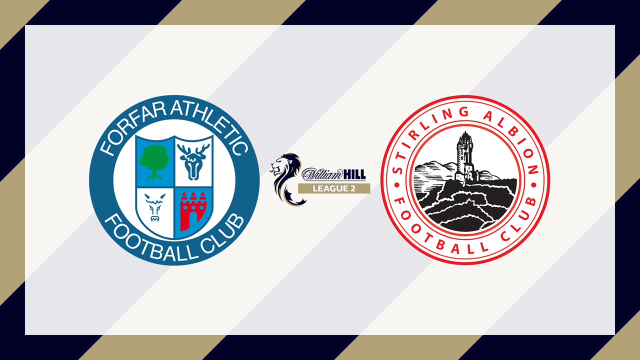 Forfar Athletic vs Stirling Albion poster