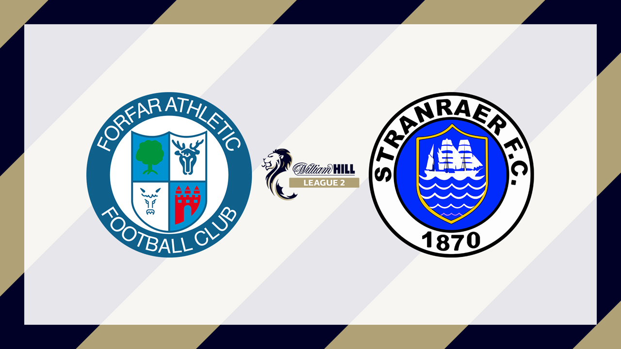 Forfar Athletic vs Stranraer poster