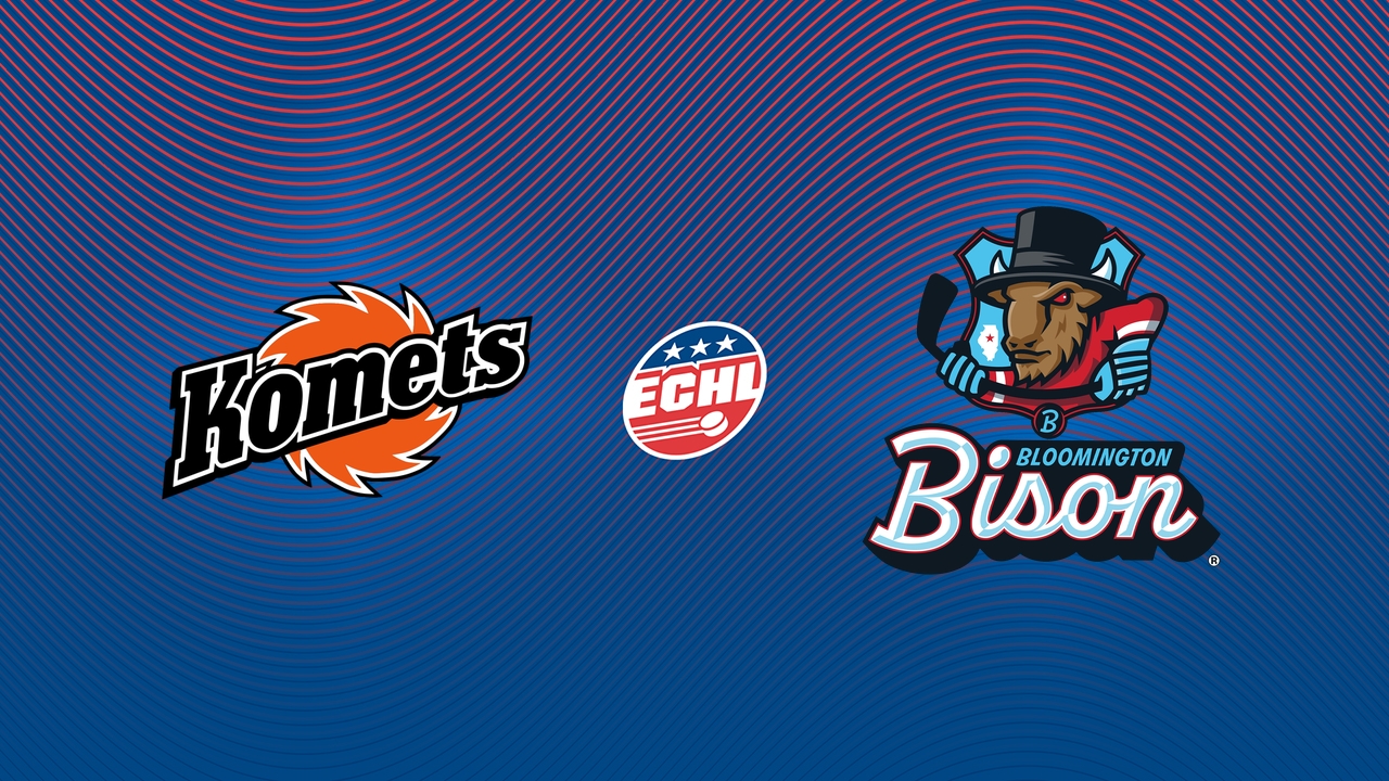Fort Wayne Komets vs Bloomington Bison poster