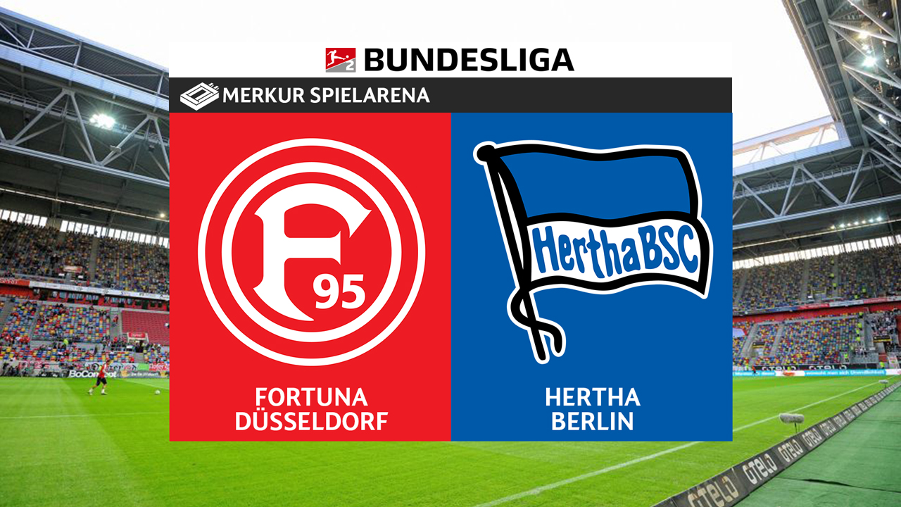 Fortuna Düsseldorf vs Hertha poster