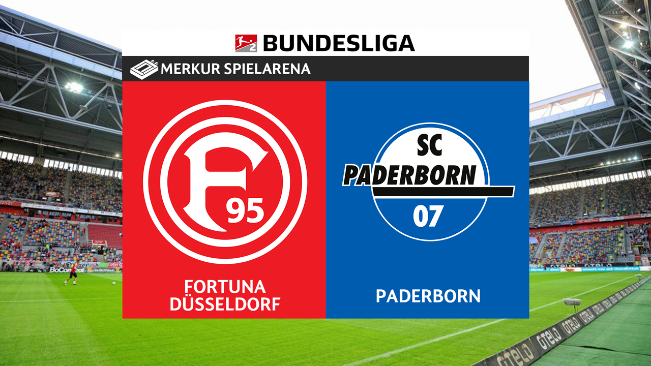 Fortuna Düsseldorf vs Paderborn poster