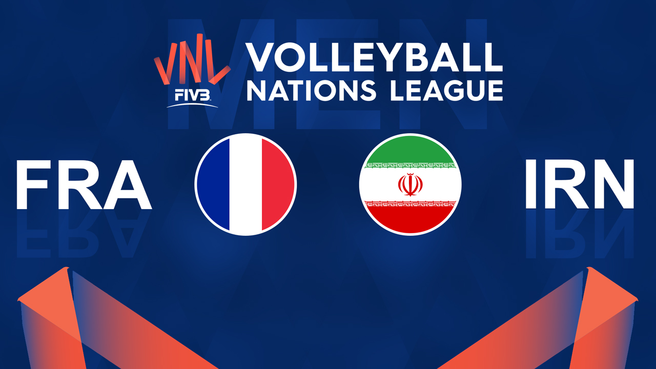 France Volleyball vs Iran Volleyball poster