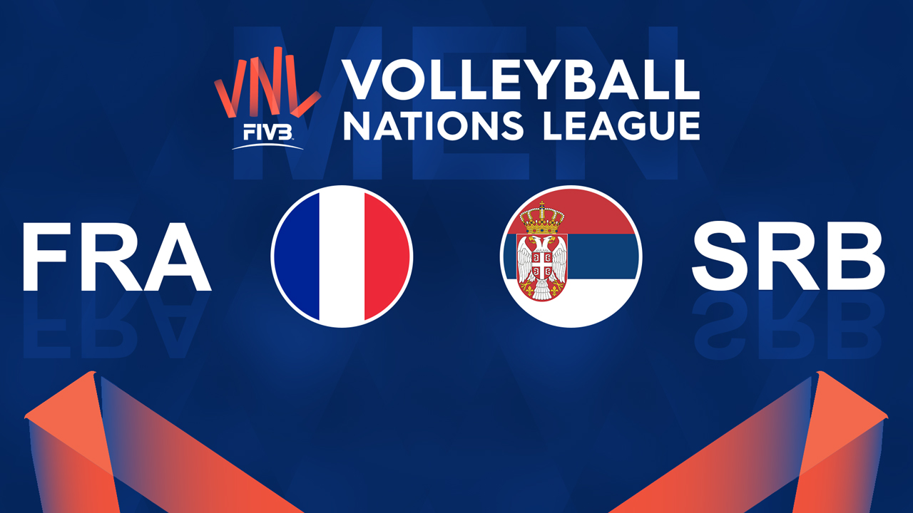 France Volleyball vs Serbia Volleyball poster