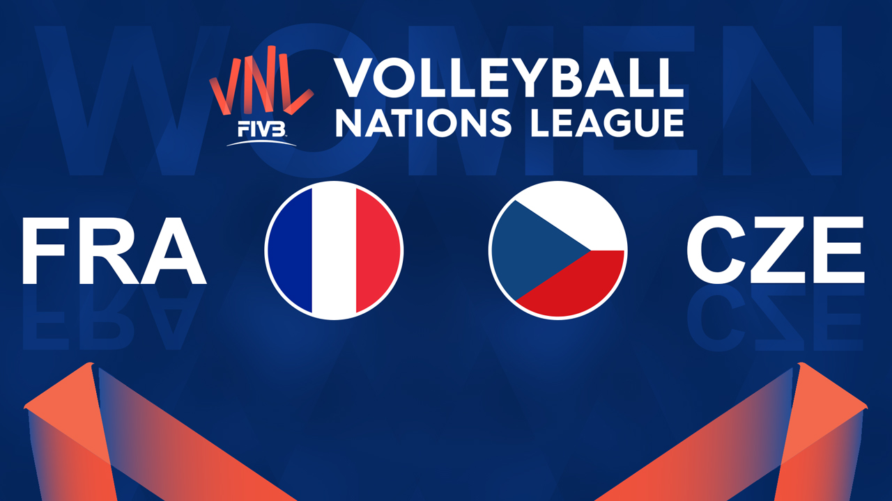 France Volleyball Women vs Czech Republic Volleyball Women poster