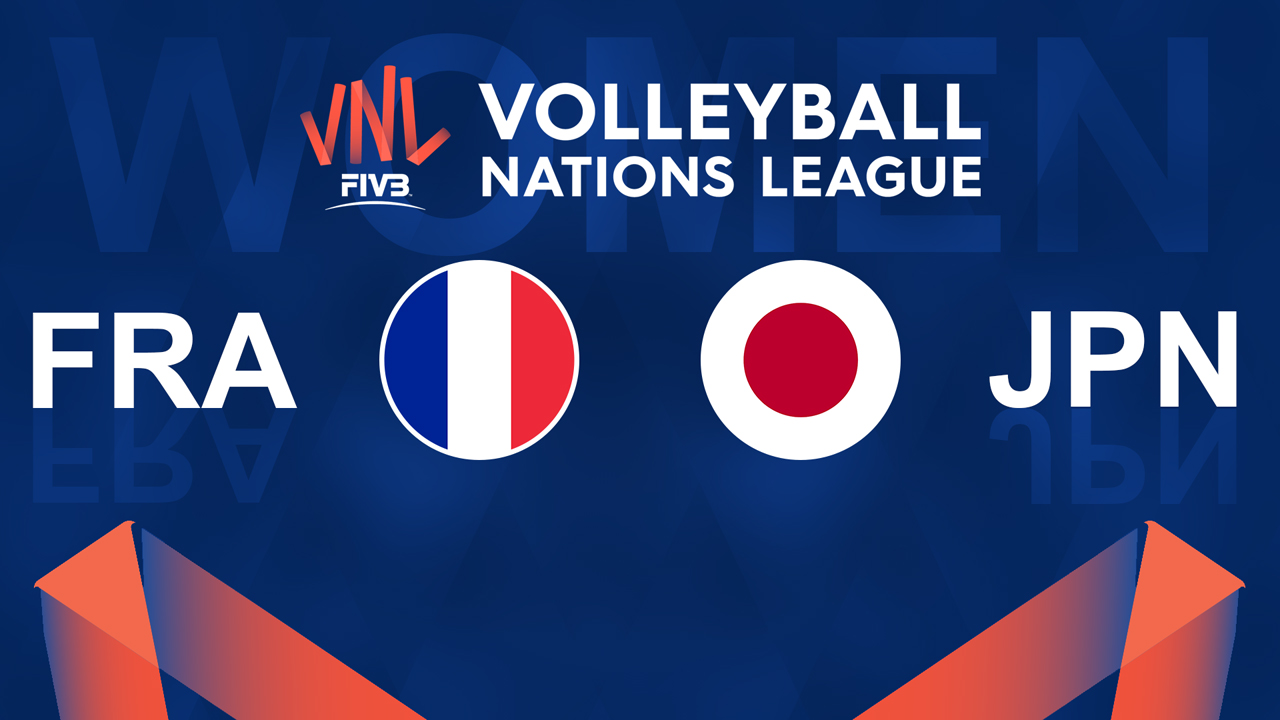France Volleyball Women vs Japan Volleyball Women poster