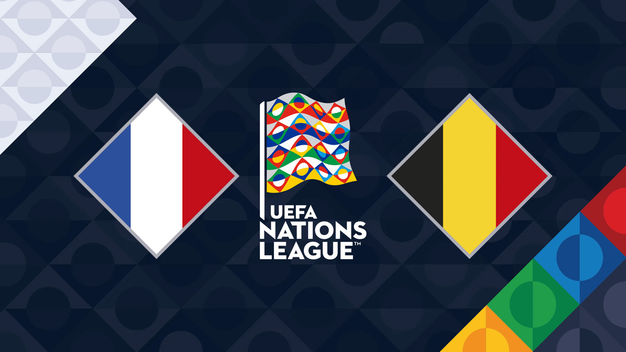 France vs Belgium poster