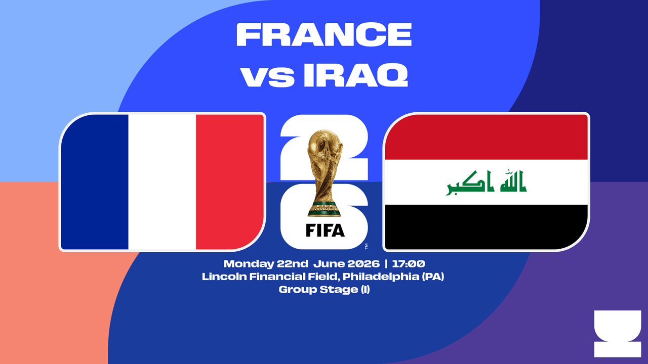 France vs Iraq poster