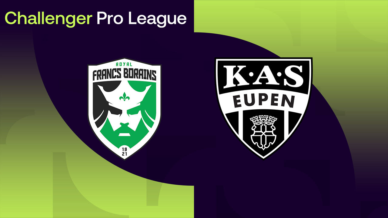 Francs Borains vs Eupen poster