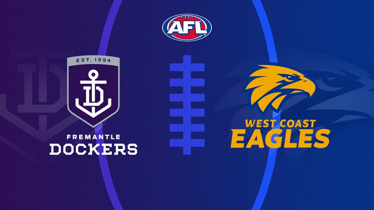 Fremantle Football Club vs West Coast Eagles poster