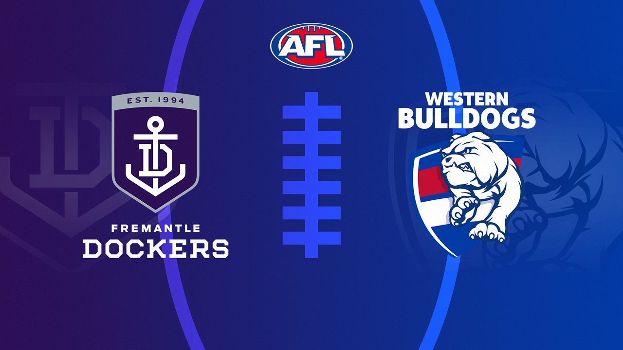Fremantle Football Club vs Western Bulldogs poster
