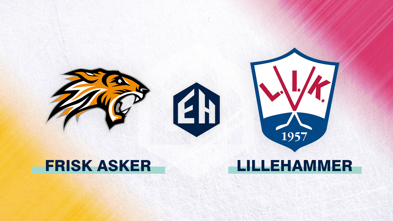 Frisk Asker vs Lillehammer poster