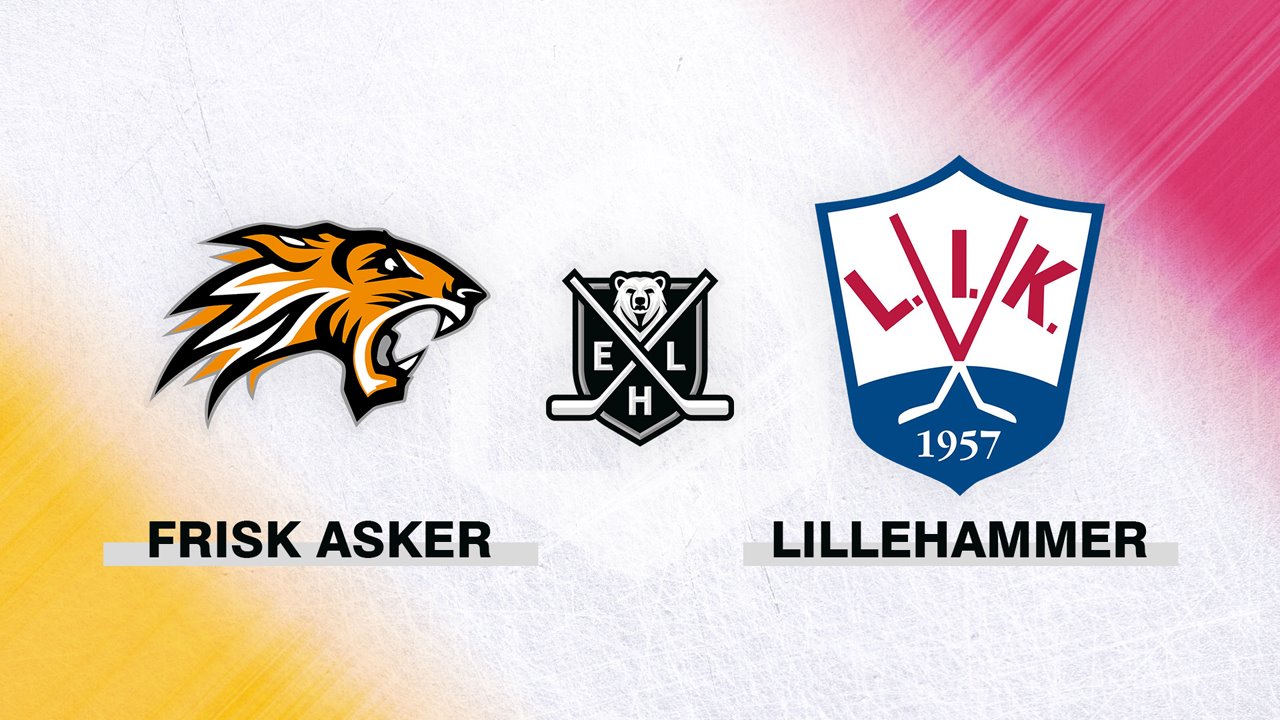 Frisk Asker vs Lillehammer poster