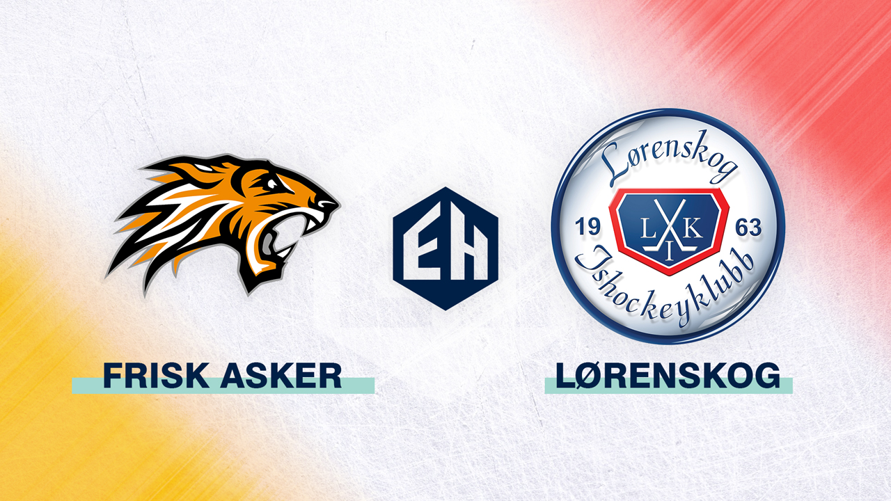 Frisk Asker vs Lørenskog poster