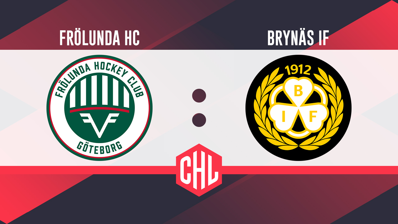 Frölunda HC vs Brynäs IF poster