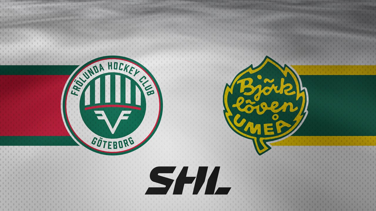 Frölunda HC vs IF Björklöven poster