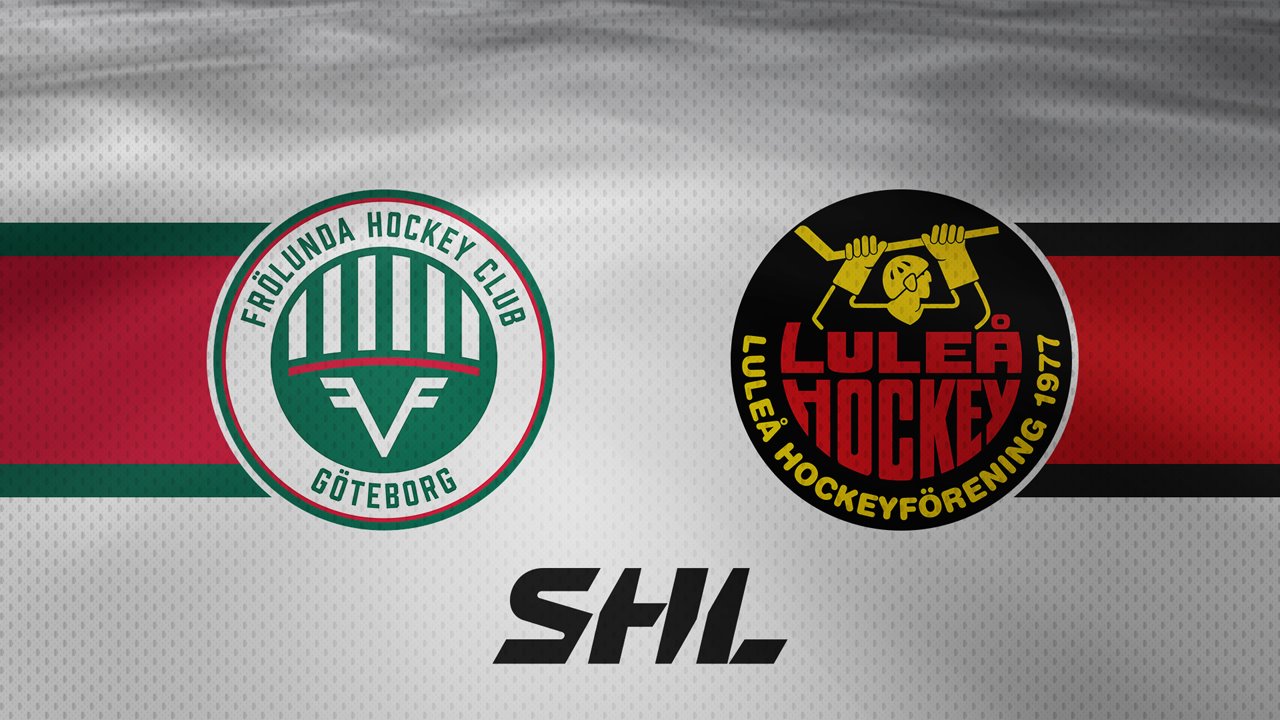Frölunda HC vs Luleå HF poster