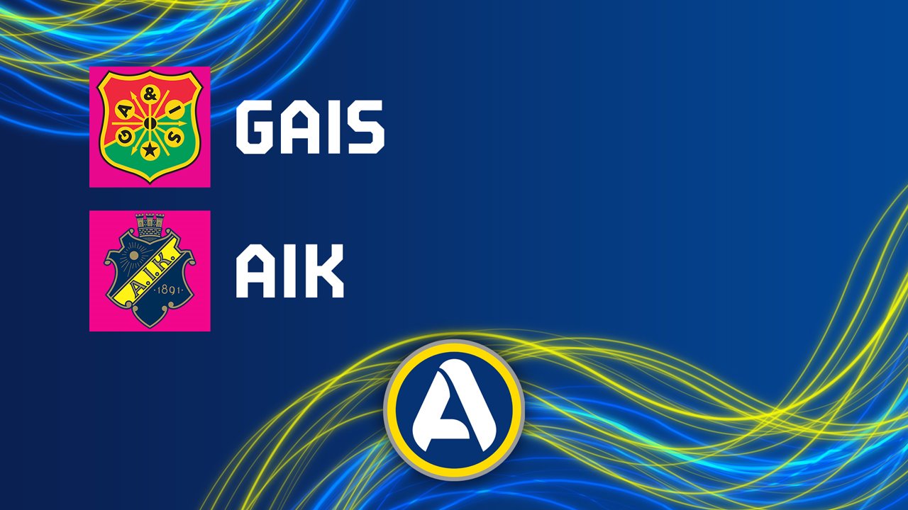 GAIS vs AIK poster