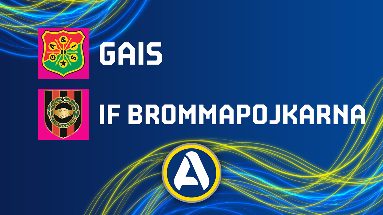 GAIS vs Brommapojkarna poster