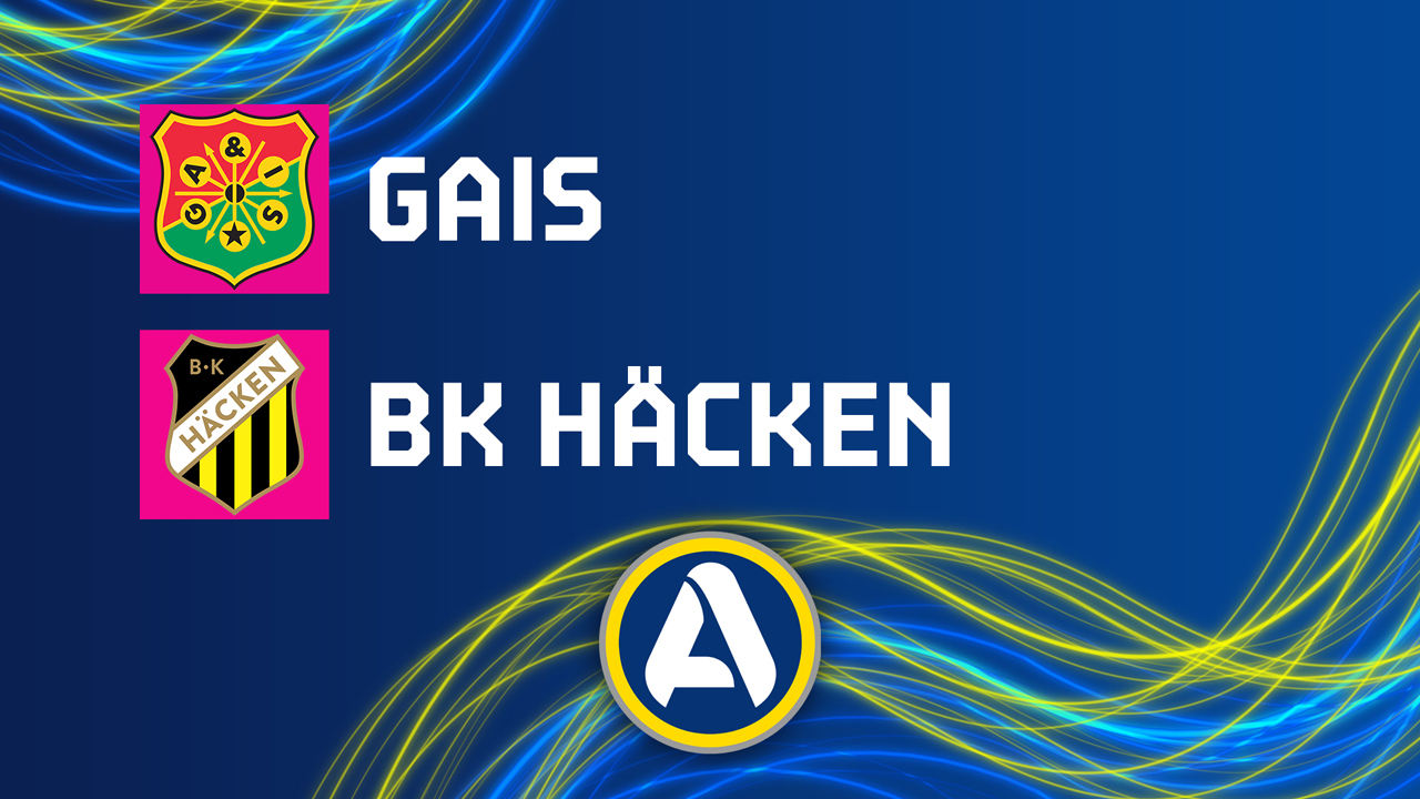 GAIS vs Häcken poster