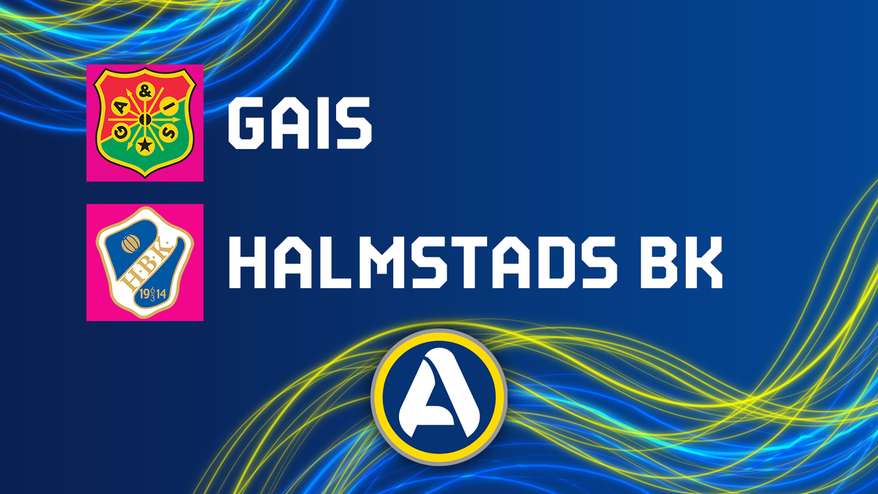 GAIS vs Halmstad poster