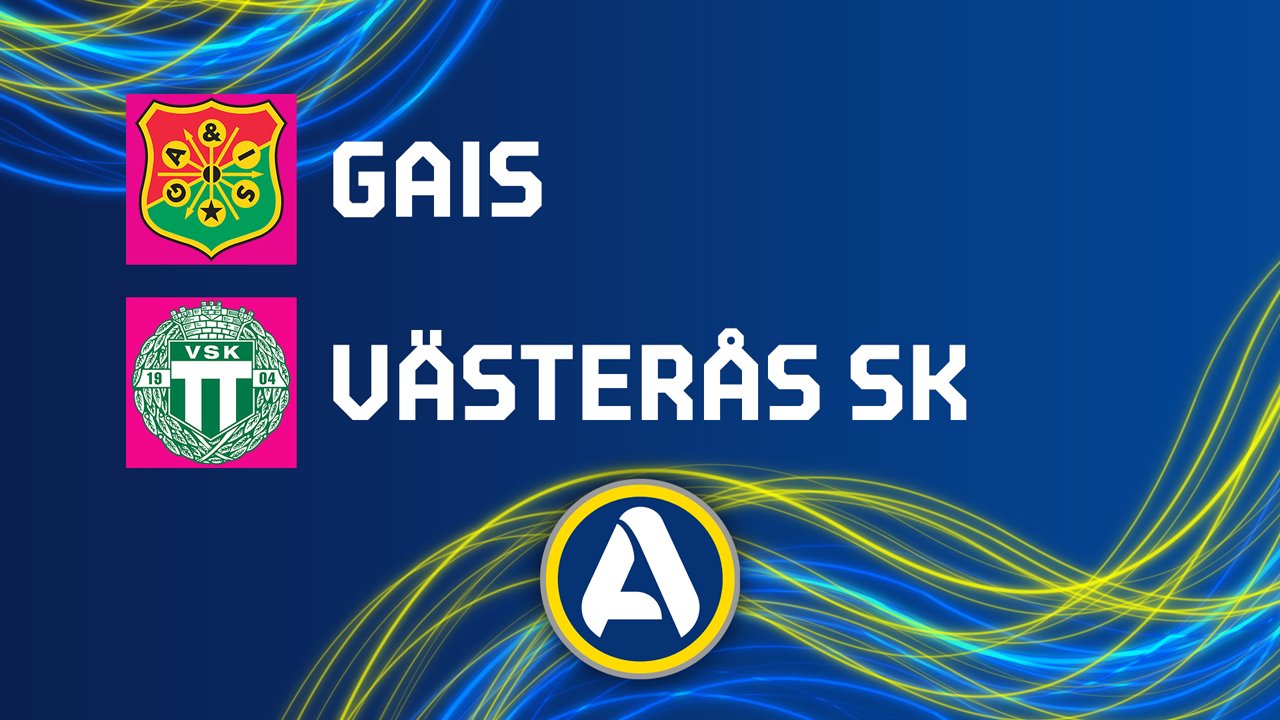 GAIS vs Västerås poster