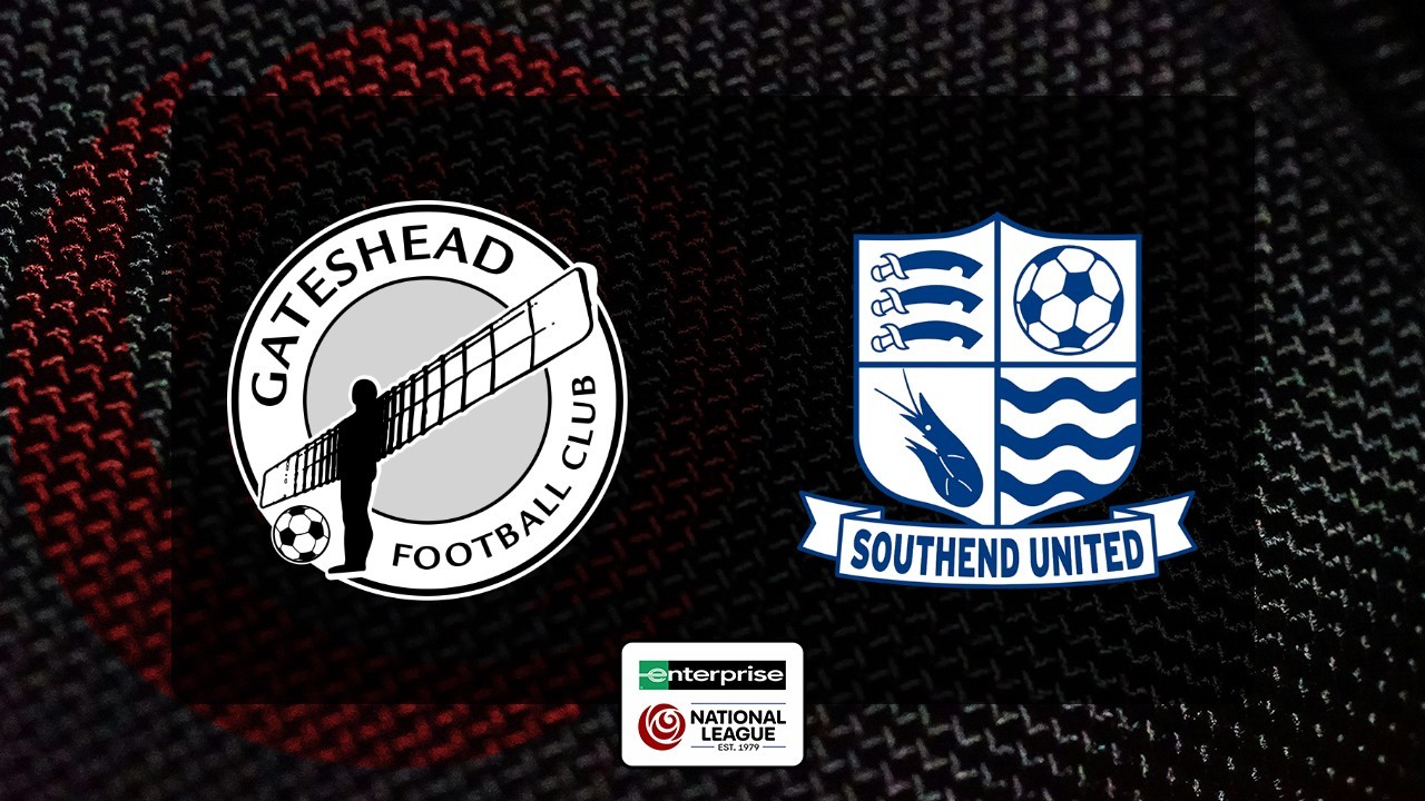 Gateshead vs Southend United poster