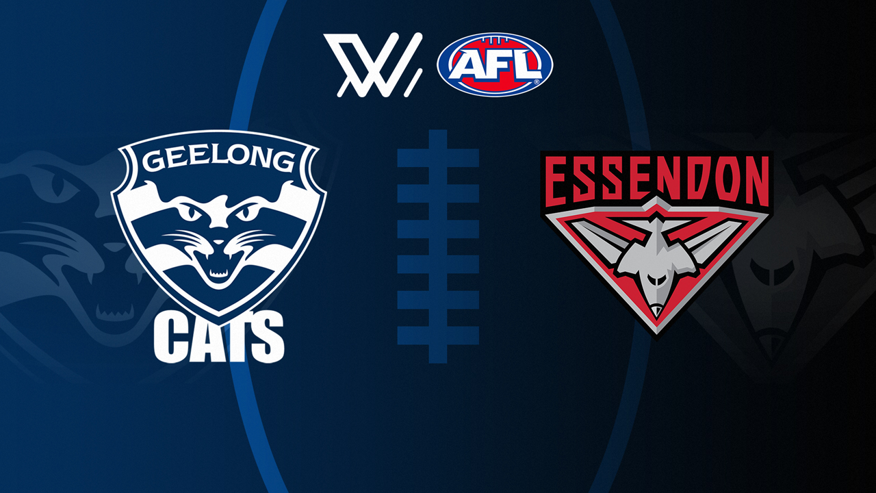 Geelong Cats Women vs Essendon Bombers Women poster