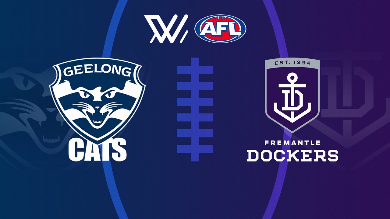 Geelong Cats Women vs Fremantle Dockers Women poster