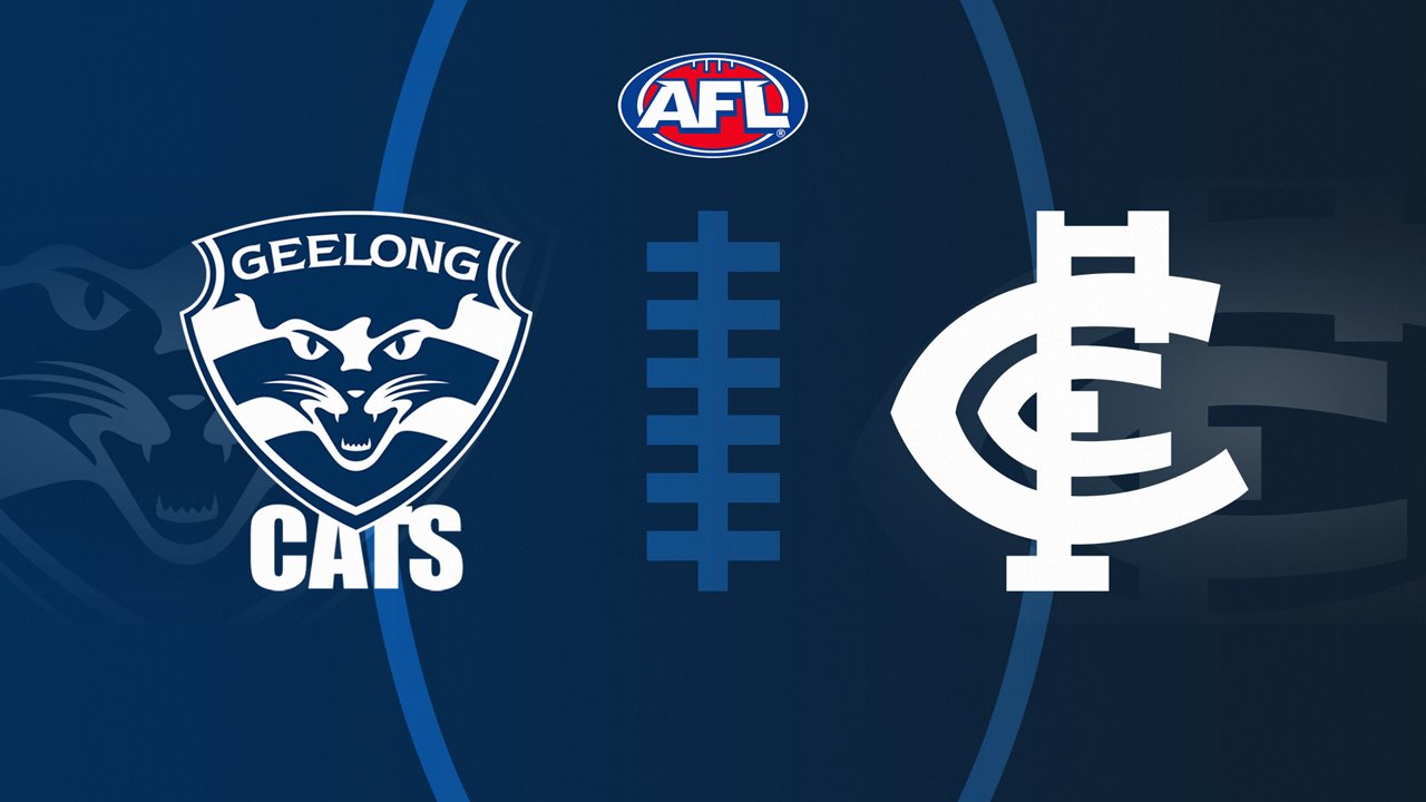 Geelong Football Club vs Carlton Football Club poster