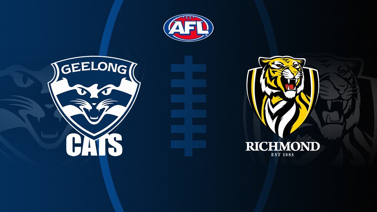 Geelong Football Club vs Richmond Football Club poster