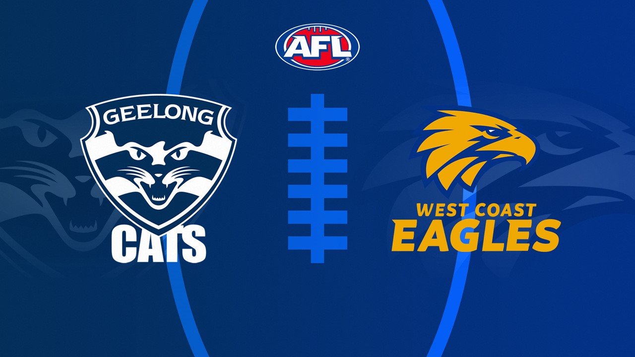 Geelong Football Club vs West Coast Eagles poster