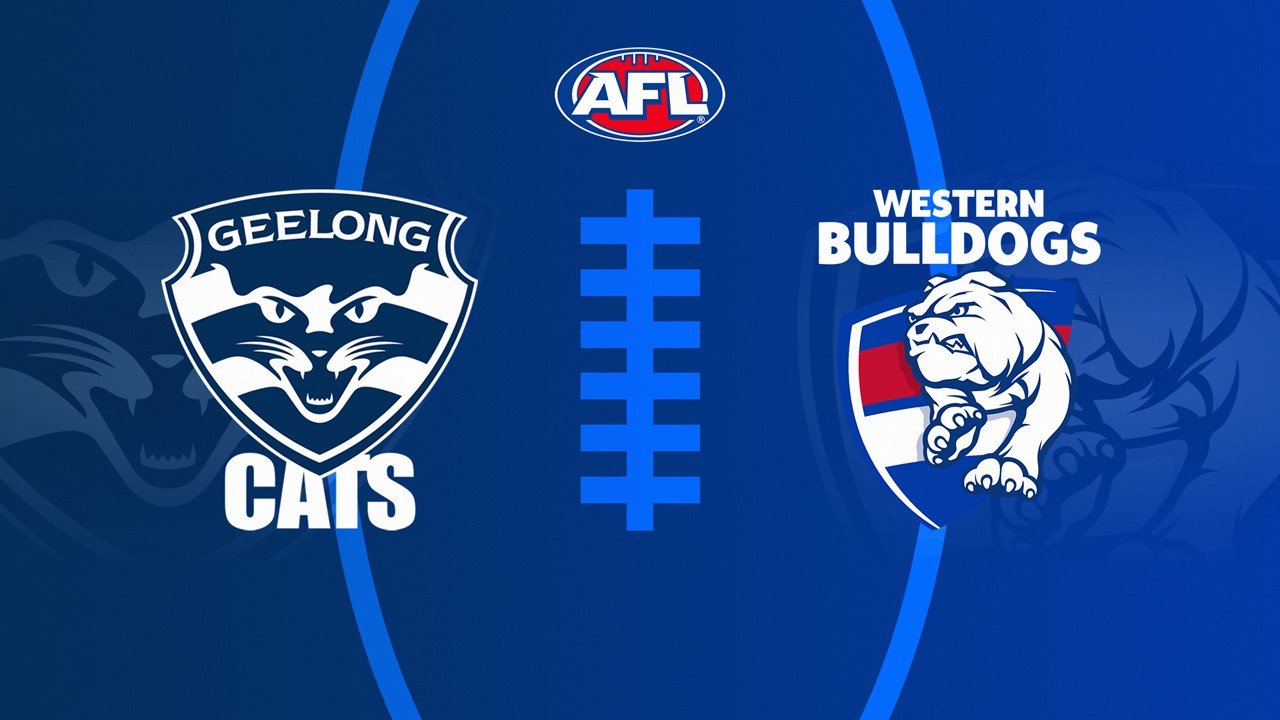 Geelong Football Club vs Western Bulldogs poster