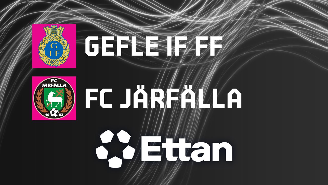 Gefle vs Järfälla poster