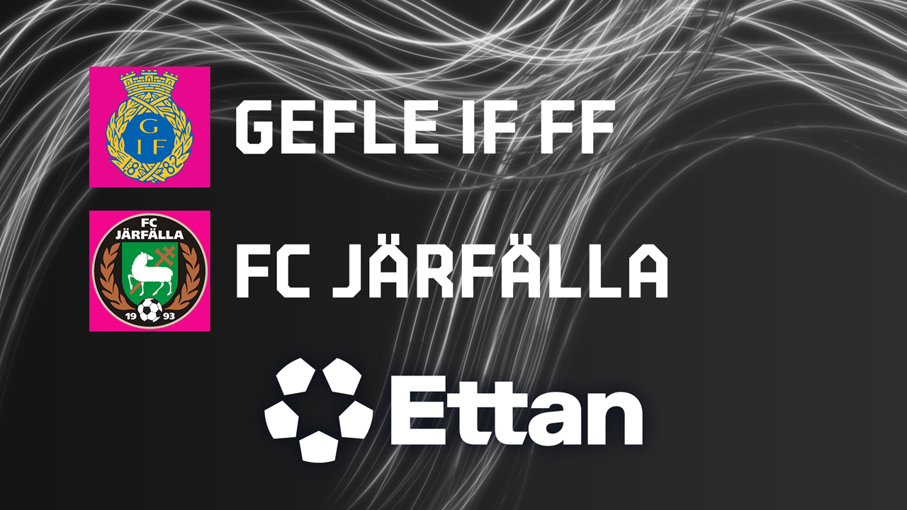 Gefle vs Järfälla poster