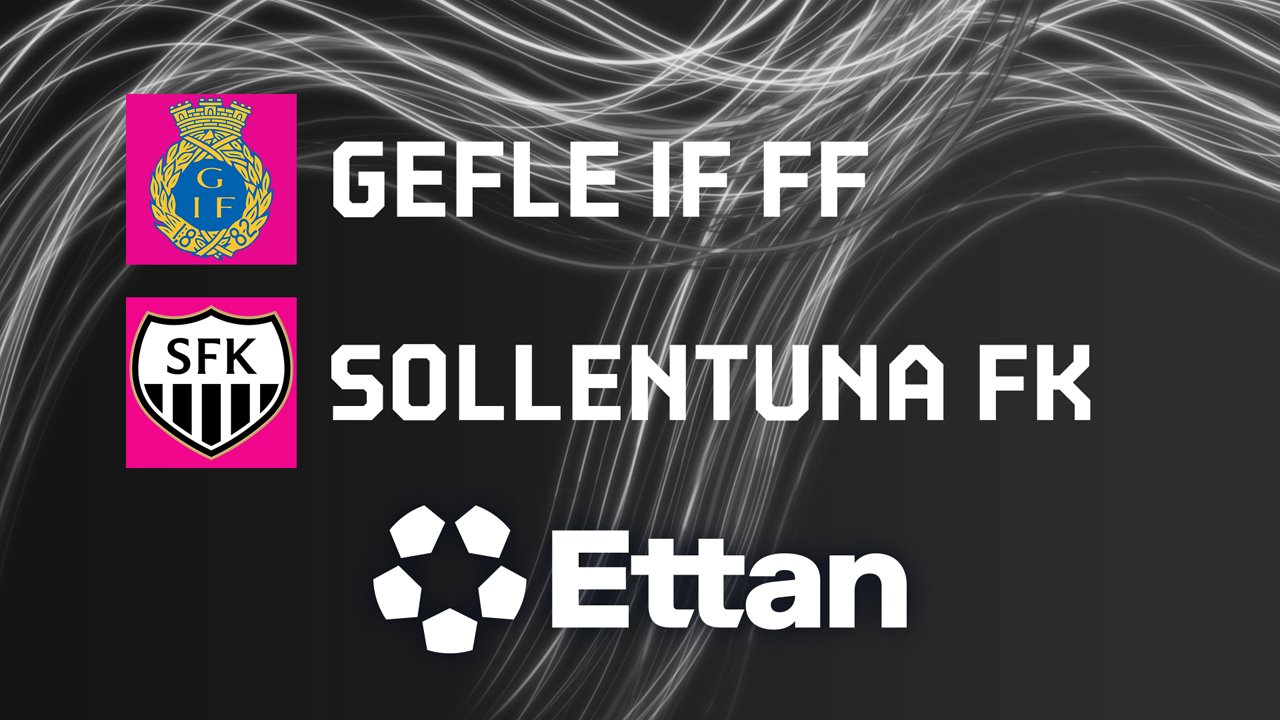 Gefle vs Sollentuna poster