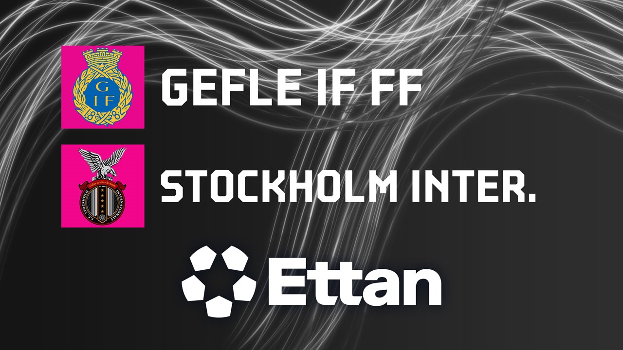 Gefle vs Stockholm Internazionale poster