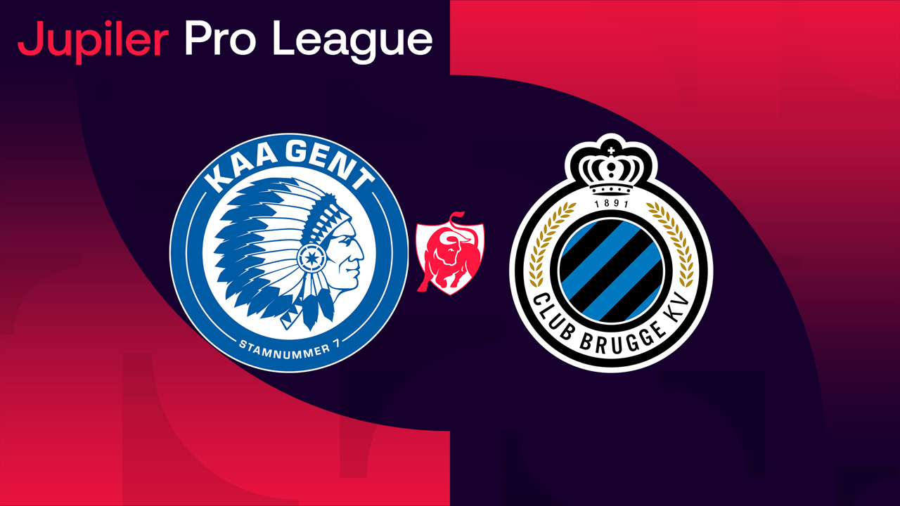 Gent vs Club Brugge poster