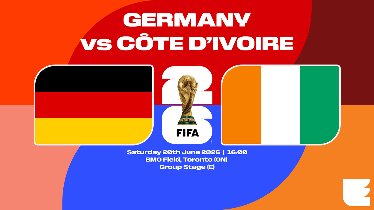 Germany vs Ivory Coast poster
