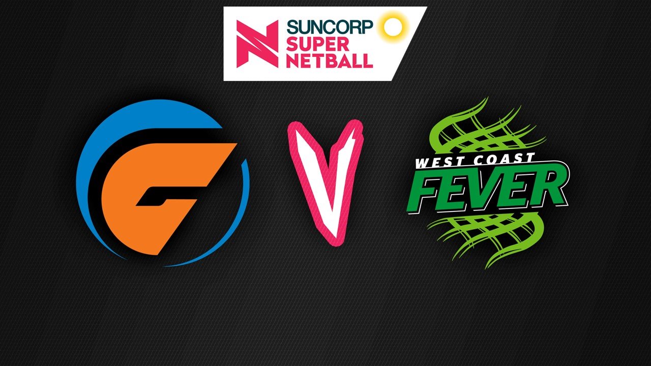 Giants Netball vs West Coast Fever poster