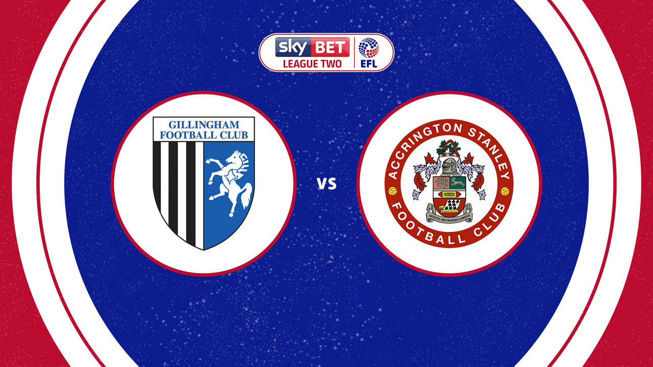 Gillingham vs Accrington Stanley poster