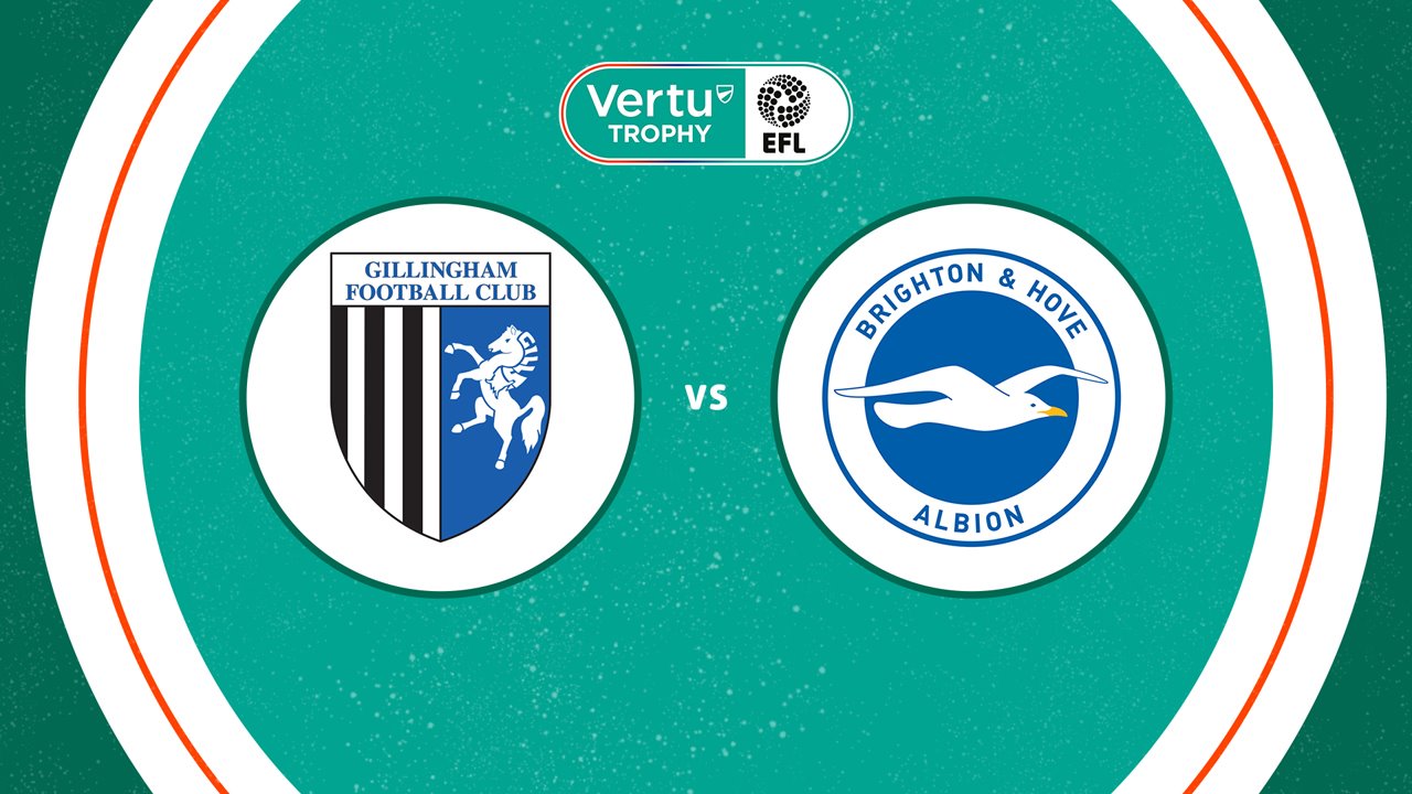 Gillingham vs Brighton and Hove Albion U21 poster