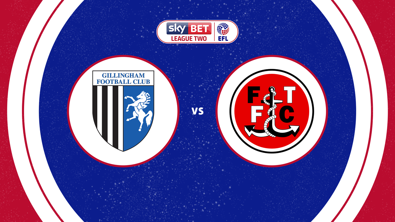 Gillingham vs Fleetwood Town poster