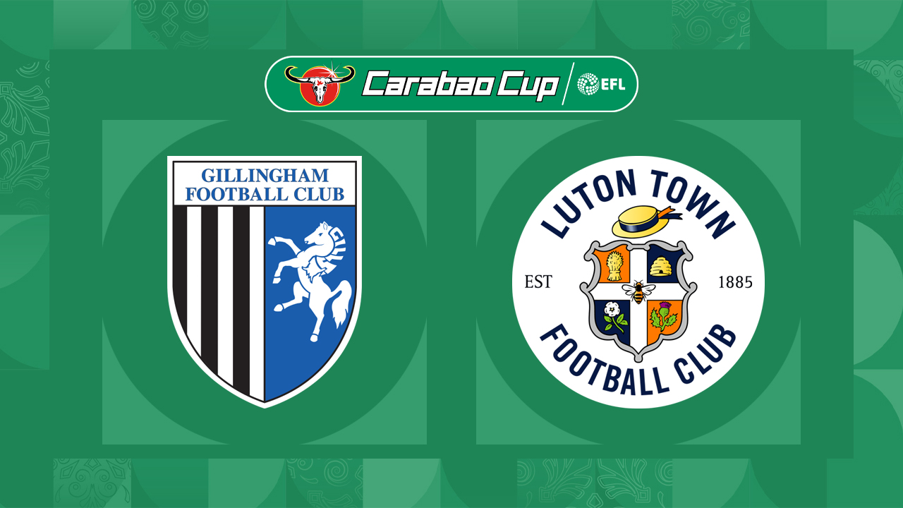 Gillingham vs Luton Town poster
