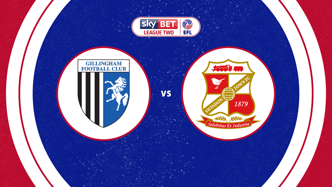 Gillingham vs Swindon Town poster