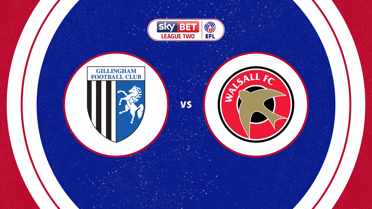 Gillingham vs Walsall poster
