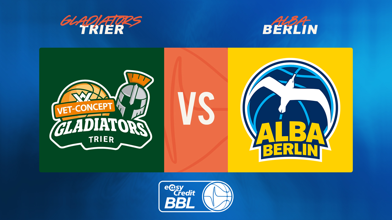 Gladiators Trier vs ALBA Berlin poster