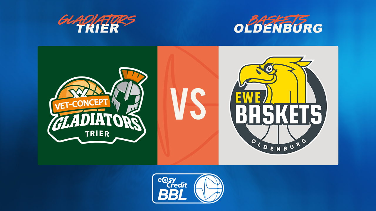 Gladiators Trier vs Baskets Oldenburg poster