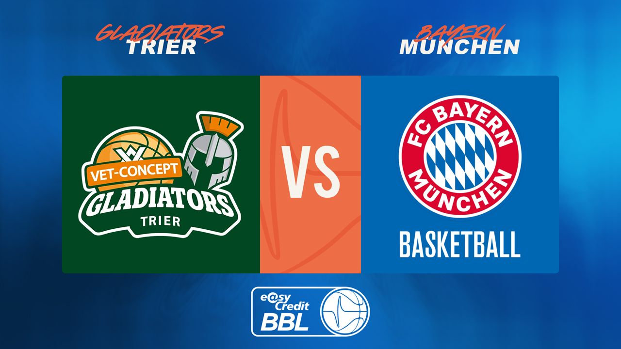Gladiators Trier vs Bayern München Basketball poster