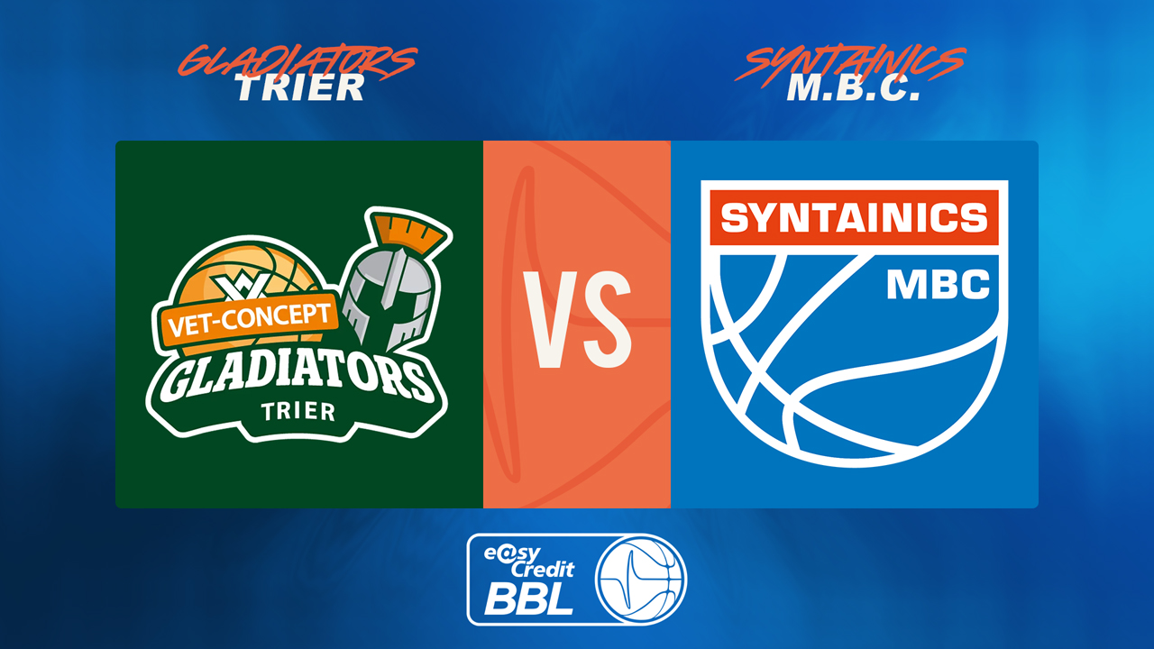 Gladiators Trier vs Mitteldeutscher BC poster
